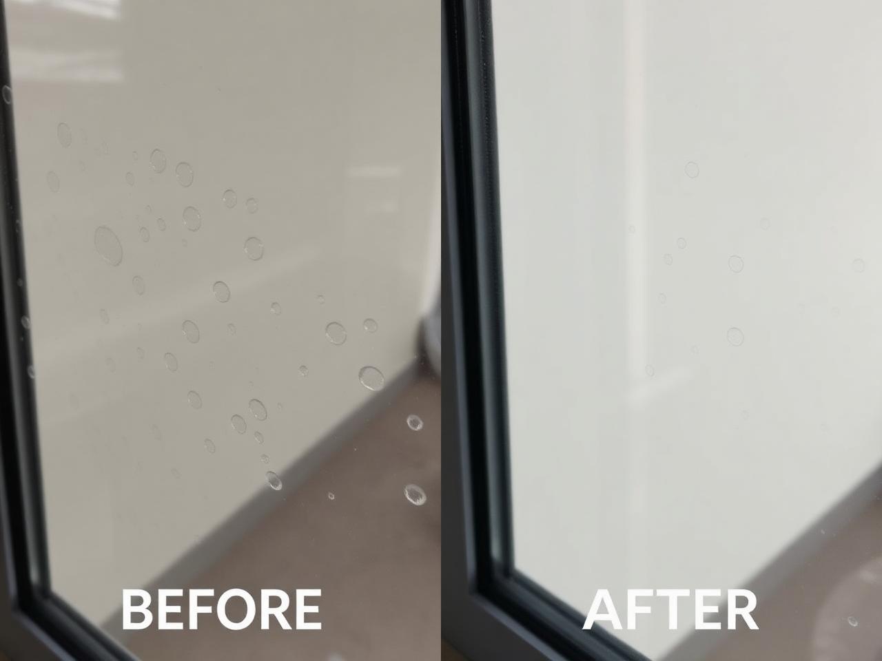 Hard Water Window Restoration